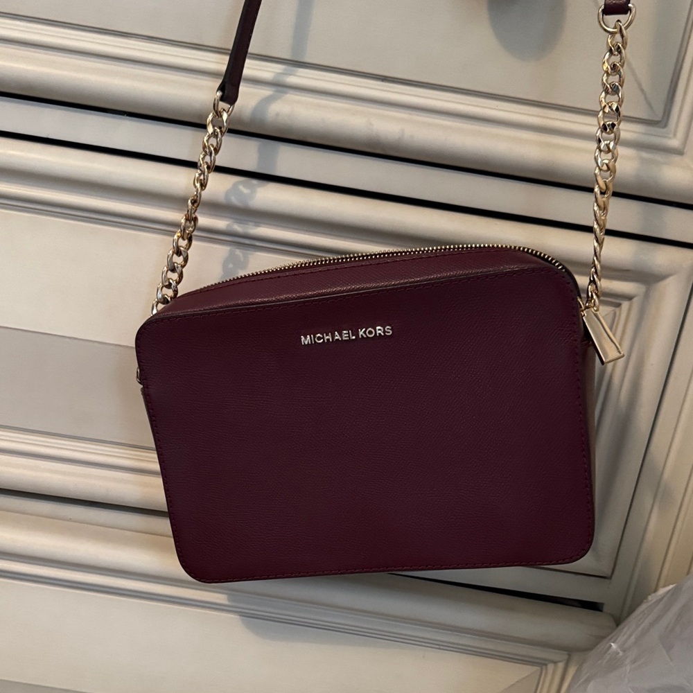 Michael Kors Dark Red Crossbody Bag
